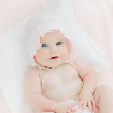 Girls Vintage Bloom Bonnet