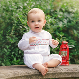 Boys Holiday Wave Smocked Longall