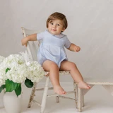 Boys Classic Smocked Romper 