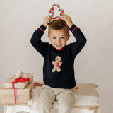 Boys Gingerbread Knit Sweater