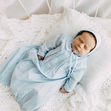 Boys Pintuck Yoke Take Me Home Gown with Bonnet