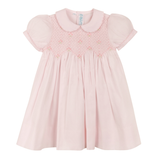Scalloped Pearl Smocked Dress