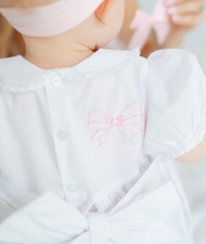 How to Monogram Clothes for Newborns