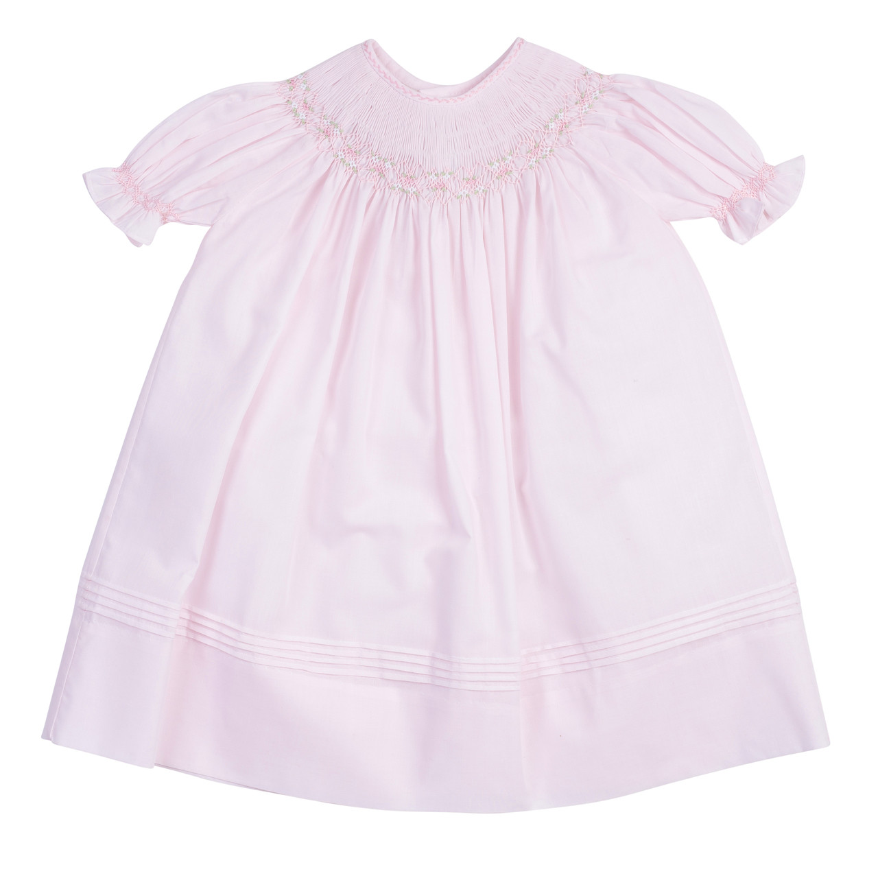Toddler Girl Lily French Blue Floral Bishop Dress main image 0