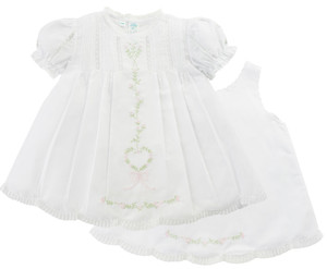 Newborn Baby Girl Slip Dress I Feltman Brothers