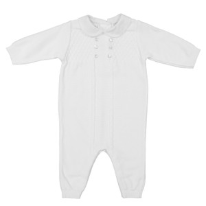 baby boy smocked longalls