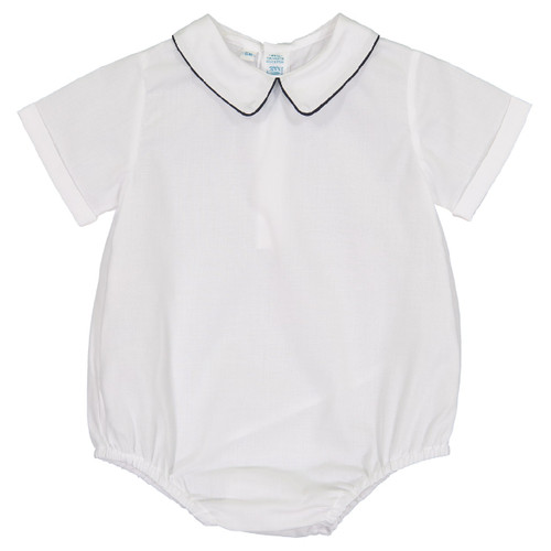 Boys Pointed Collar Onesie