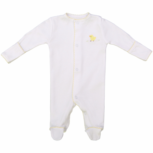 Preemie Pima Baby Chick Romper