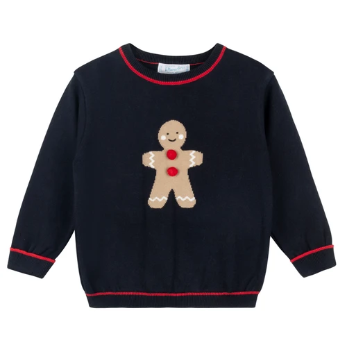 Boys Gingerbread Knit Sweater