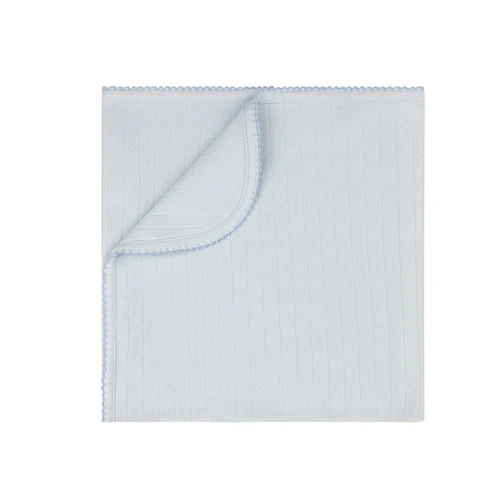 Petite Pointelle Receiving Blanket 