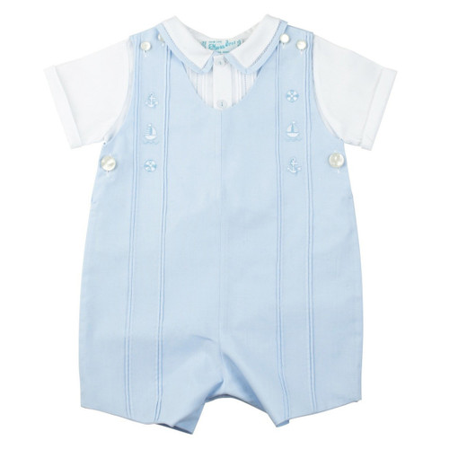 2-Piece Nautical Shortall