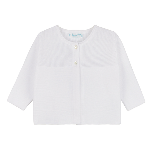 Two Button Open Knit Cardigan