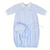 Train Pleated Take Me Home Gown with Bonnet