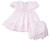 Pink Honeycomb Smocked Ruffle Dress by Feltman Brothers
