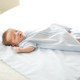 Boys White Embroidered Collar Folded Day Gown