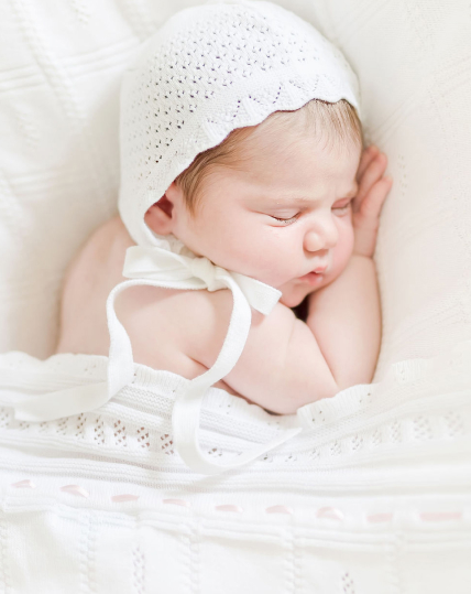 Lilette Pointelle Footie & Hat – Babys breath layette