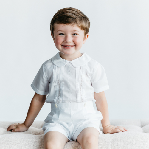 Baby Boy Toddler Wedding White Suit Outift I Feltman Brothers