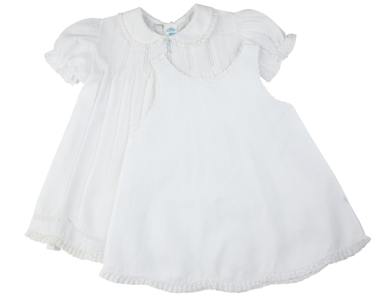 Feltman Brothers - Girls - Dress White Collared Lace Slip - 6mo