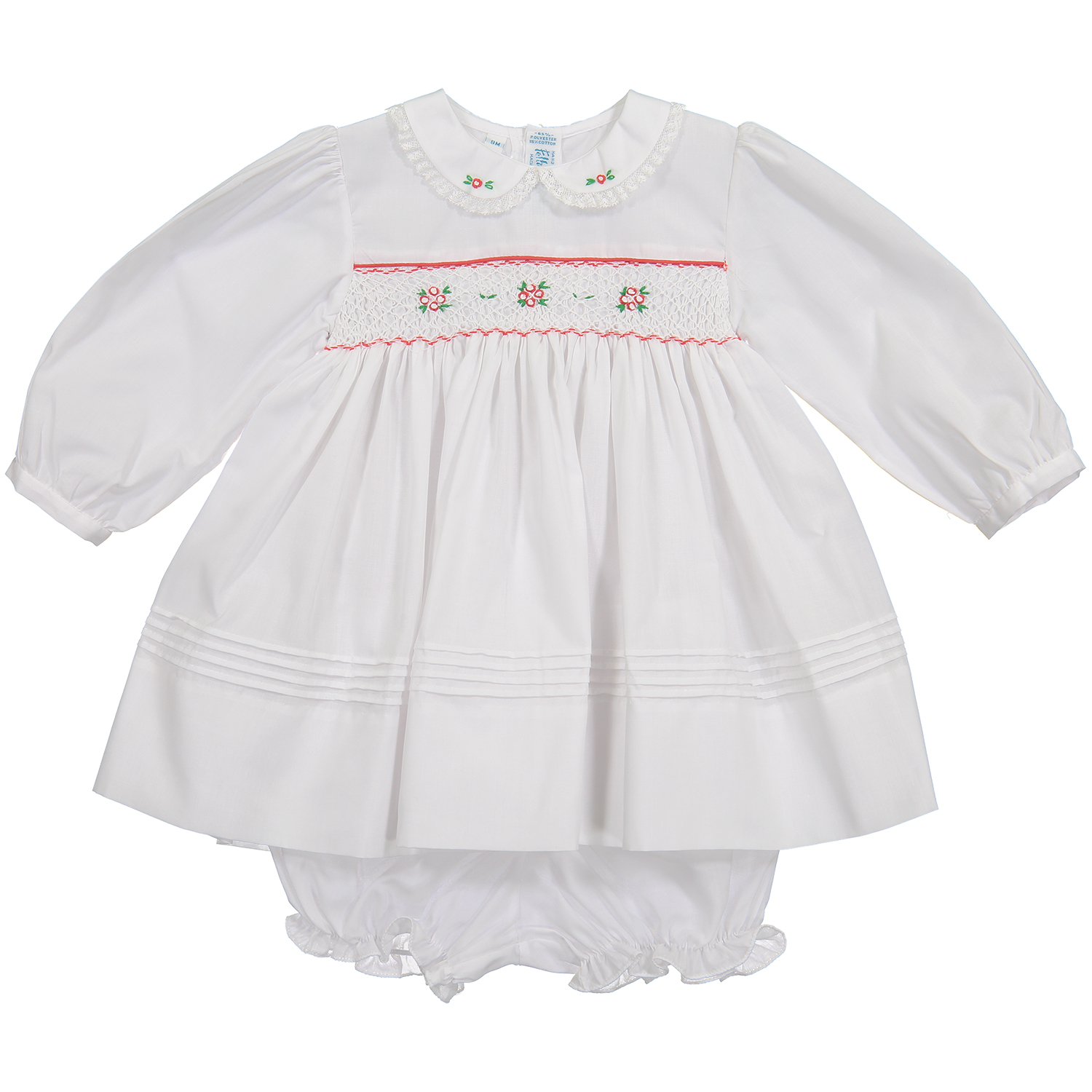 Long Sleeve Smocked Holiday Dress I Feltman Brothers