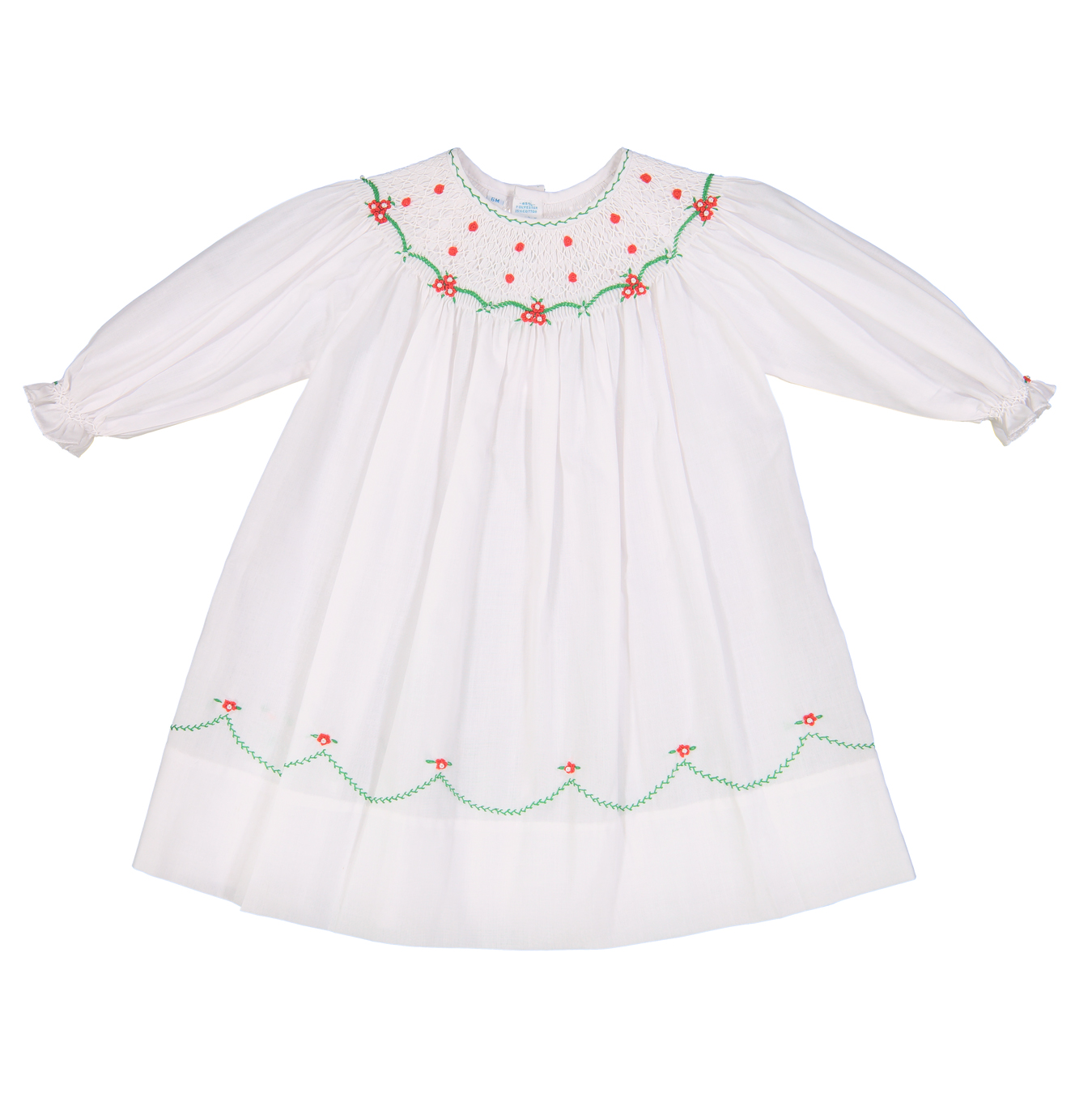Smocked Dress Long Sleeve Baby Doll Dress Becca Babydoll Dress