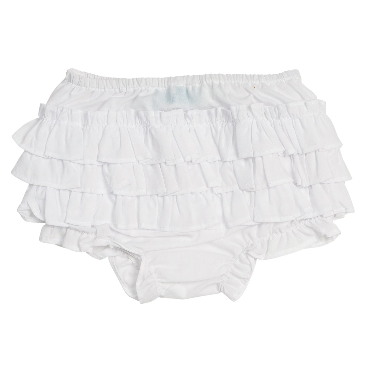 9579 Mayoral Ruffled Lace Bloomer Diaper Cover, Natural Linen