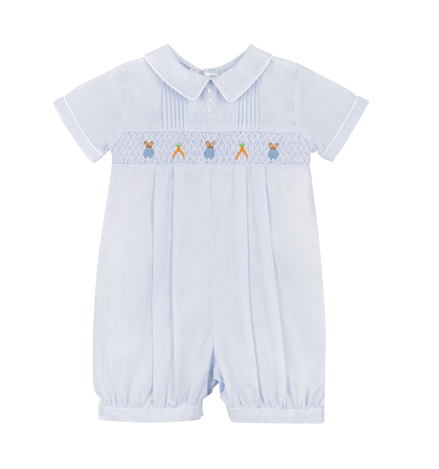 Baby Boy Smocked Easter Outfit Bunny Shortall