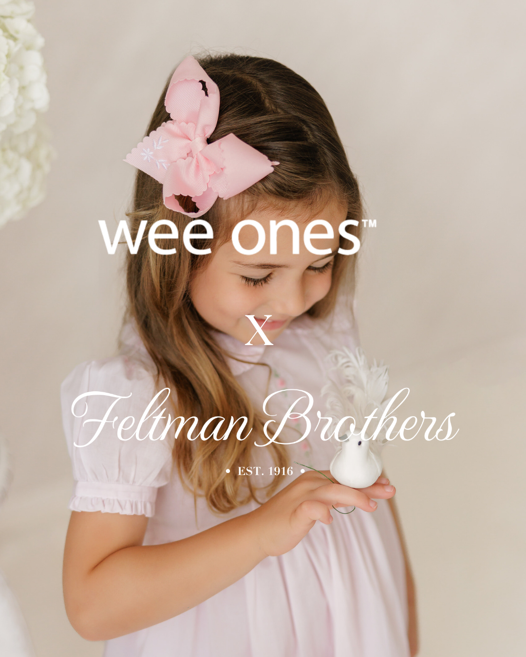 Official image for Feltman Brothers and Wee Ones Introduce Exclusive Bow Collection Celebrating Timeless Children's Style