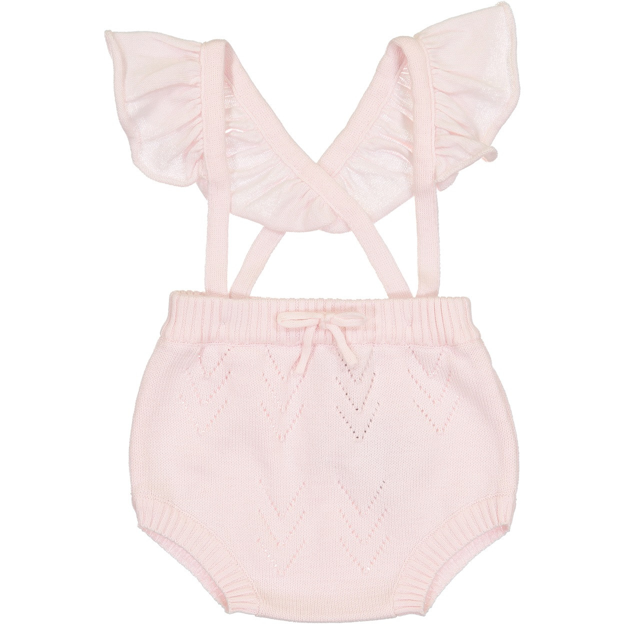 Image of Ruffle Suspender Knit Bloomer