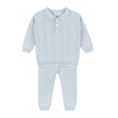 Baby Boys and Toddler Vertical Ribbed Outfit I Feltman Brothers