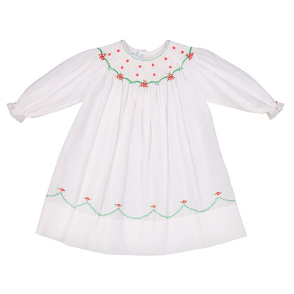 ワンピース 1900s Flower Embroidery Cotton Dress 1900s Flower Embroidery Cotton Dress