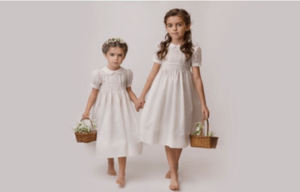 Baby Girl Pink & Blue Slip Dress | Feltman Brothers