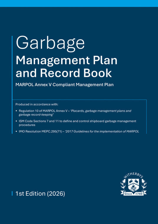 Garbage Management Plan and Record Book - 1st Edition (2026)