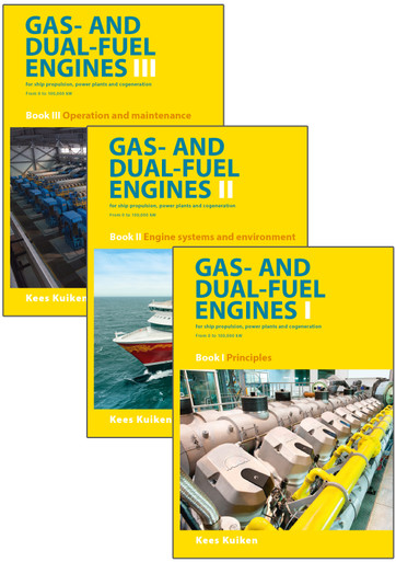 GAS AND DUAL-FUEL ENGINES 全3巻セット Gas- and Dual-Fuel Engines for Ship Propulsion, Power Plants and