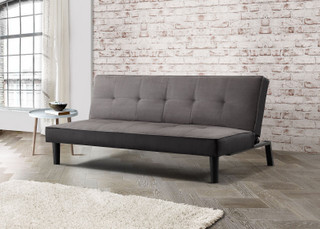 Aurora Grey Fabric Sofa Bed - Discount Sofa Bed for Smaller Areas