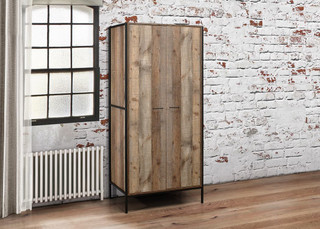 Urban Rustic 2 Door Wardrobe