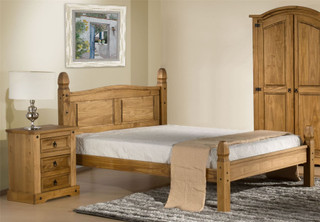 Corona Mexicana Solid Pine Low Foot End Bed