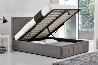 Hannover  Ottoman Storage Bed - Grey