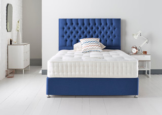 Swinton Ottoman Storage Bed with Cashmere Infused Seasonal 2000 Pocket Sprung Turnable Mattress, Free Installation