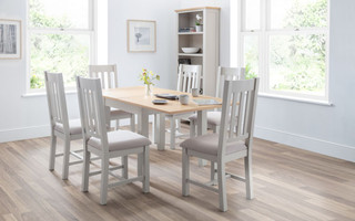 Richmond Flip-top Dining Table - Elephant Grey