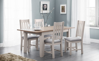 Richmond Extending Dining Table - Elephant Grey