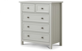 Maine 3+2 Drawer Chest - Dove Grey