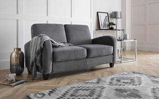 Vivo Sofa Bed in Dusk Grey Chenille