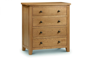 Marlborough Oak 4 Drawer Chest