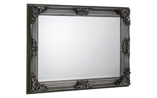 Rococo Pewter Wall Mirror