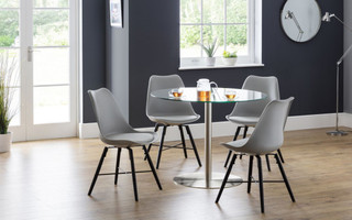 Milan & Kari Grey Dining Set