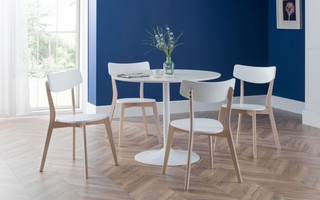 Blanco White & Casa Dining Set