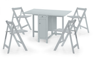 Savoy Dining Set - Light Grey