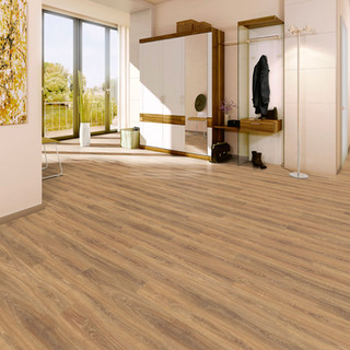 Room deals - Harrow Sawcut 8mm laminate flooring, free underlay & beading