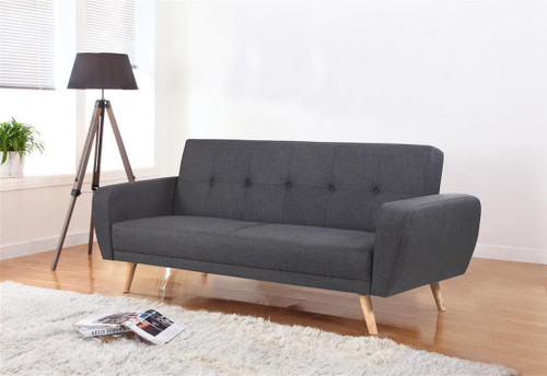 Farrow Large Grey Fabric Sofa Bed