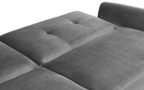 Monza Sofabed - Grey Velvet